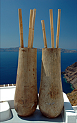 Greece, greek, greek islands, Europe, Southern Aegean, Southern Aegean region, santorini, Aegean, Aegean sea, cycladic, cycladic island, cyclades Islands, stroggili, santorini, pot, pots, BS65,