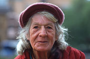 People, woman, women, female, females, old woman, old women, old people, elderly, elderly people, elderly woman, elderly women, old, elderly, aged, portrait, portraits, hat, hats, beret, berets.