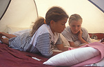 People, child, children, puberty, female, females, girl, girls, teenager, teenagers, teenage girl, teenage girls, adolescent, adolescents, read, reading, children reading, child reading, girl reading, girls reading, young child, young children, teenager, teenagers, teenage girl, teenage girls, tent, tents, camp, camps, camping, pillow, pillows, Australia, Sport pictures, Sports, balloon images, hot air balloons