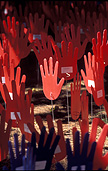 Australia, south Australia, SA, adelaide, rymill park, pattern, patterns, reconcile, reconciliation, Australian artists against racism, AAAR, Native title and reconciliation, native title, native titles, ANTAR, aboriginal, aboriginals, aborigine, aborigines, racism, racist, hand, hands, sea of hands, indigenous, indigenous people, indigenous australians, torres strait islanders.